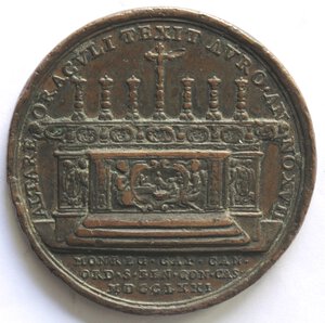 reverse: Medaglie. Palermo. Francesco Testa. 1704-1773, Arcivescovo. Medaglia 1771. Ae. 