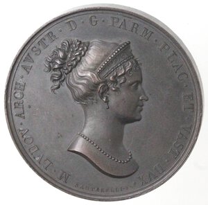 obverse: Medaglie. Parma. Maria Luigia d Austria. 1815-1847. Medaglia in bronzo. 
