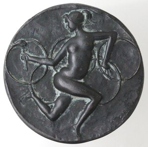 reverse: Medaglie. Roma. XVII Olimpiade. Medaglia 1955. Br. 