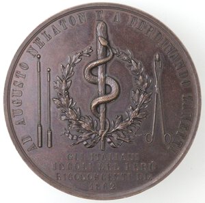 reverse: Medaglie. Giuseppe Garibaldi. Medaglia 1862. Gli Italiani del Perù riconoscenti. Ae. 