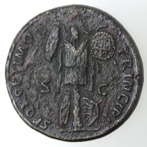 reverse: Monetazione Classica. Impero Romano. Traiano. 98-117. Dupondio. Ae.