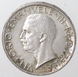 obverse: Vittorio Emanuele III. 1900-1943. 5 lire 1930. Ag.