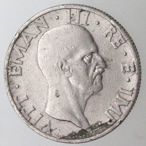 obverse: Vittorio Emanuele III. 1900-1943. 50 Centesimi Impero 1936 Anno XIV Impero. Ni. 
