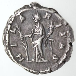 reverse: Monetazione Classica. Impero Romano. Crispina, moglie di Commodo, deceduta nel 183 d.C. Denario. Ag.