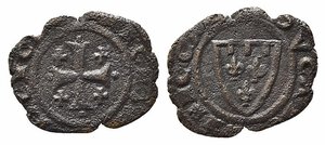 obverse: BRINDISI o MESSINA. Carlo I d Angiò (1266-1285). Denaro Mi (0,58 g). Spahr 54. BB