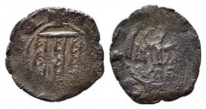 obverse: MESSINA. Alfonso d Aragona (1416-1458). Denaro Mi (0,60 g). MIR 227-228. MB