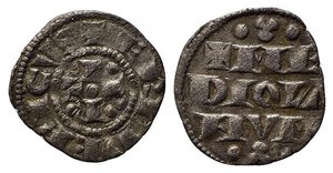 obverse: MILANO. Monetazione comunale a nome di Federico (1240-1310). Denaro Imperiale piano Ag (0,79 g). MIR 59. BB