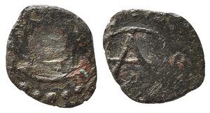 obverse: PALERMO. Ruggero I (1057-1101). Kharruba Mi (0,41 g). Sp.19. MB-BB