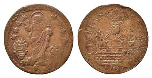 obverse: RAGUSA. Repubblica (1358-1805). Soldo 1791 Cu (1.53 g). BB+