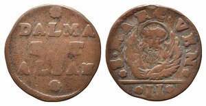 obverse: VENEZIA. Dalmazia e Albania (1409-1797). Gazzetta da 2 soldi. Cu (6,90 g). BB 