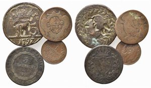 obverse: ZECCHE ITALIANE. Lotto di 4 monete da catalogare (Savoia, Napoli, Gorizia). MB-BB