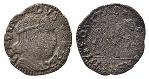 obverse: L AQUILA. Ferdinando I d’Aragona (1458-1494). Cavallo AE (1,97 g). D Andrea-Andreani 90-100. qBB
