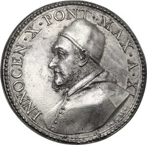 obverse: Innocenzo X (1644-1655) Giovanni Battista Pamphilj.. Medaglia A. XI