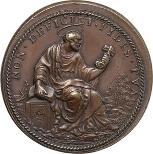 reverse: Innocenzo XI (1676-1689), Benedetto Odescalchi.. Medaglia A. X (datata al R/ 1679) per la Pace di Nimega