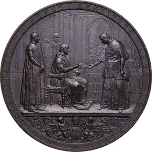 obverse: Pio IX  (1846-1878), Giovanni Mastai Ferretti di Senigallia. Medaglia 1847