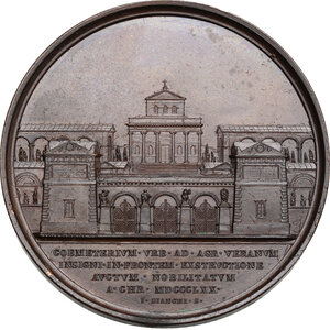 reverse: Pio IX  (1846-1878), Giovanni Mastai Ferretti. Medaglia A. XXV