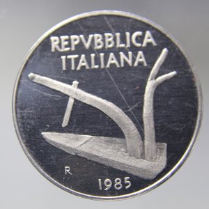 reverse: 10 LIRE 1985-SPIGA-IT-PROOF-R