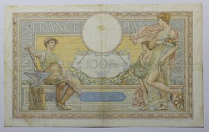 reverse: FRANCIA 100 FRANCS 1934 COME DA FOTO