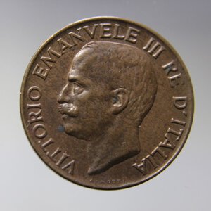 reverse: VITTORIO EMANUELE III-5 CENTESIMI 1929-SPIGA-CU-FDC