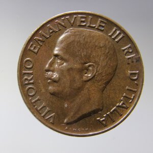 reverse: VITTORIO EMANUELE III-5 CENTESIMI 1930-SPIGA-CU-FDC