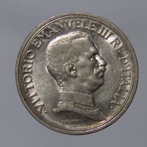 reverse: REGNO D ITALIA VITTORIO EMANUELE III 2 LIRE 1915 QUADRIGA BRIOSA SPL+ BELLA PATINA