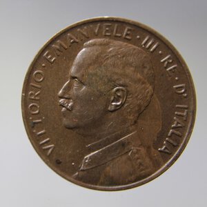 reverse: VITTORIO EMANUELE III-2 CENTESIMI 1917-CU-SPL