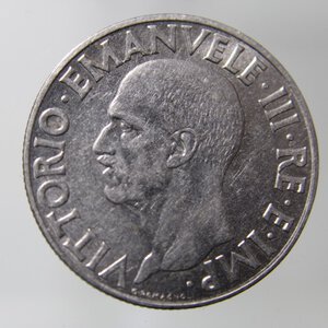 reverse: VITTORIO EMANUELE III-1 LIRA 1940 XVIII-MAGNETICA-FDC