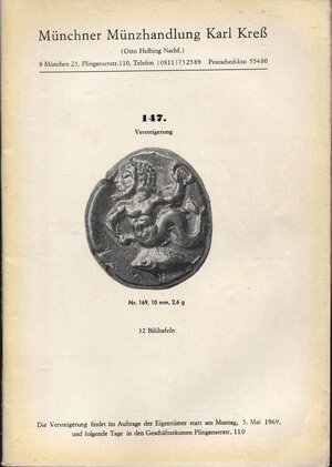 obverse: KRESS  K. – Auktion  147. Munchen, 5 – Mai, 1969.  Munzen antike und meittelalters......  pp. 58,  nn. 4331,  tavv. 32. Ril. ed buono stato.