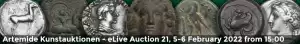 Banner Artemide eLive Auktion 21