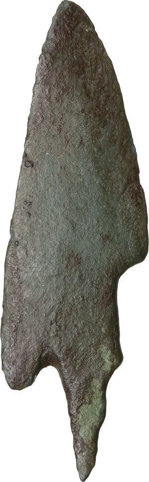 obverse: Bronze arrow head.  38 mm