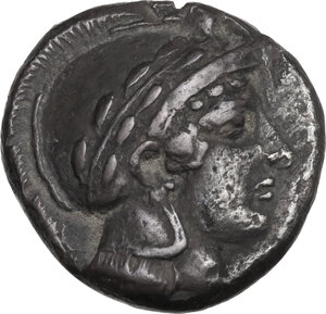 obverse: Southern Lucania, Thurium. AR Nomos. c. 443-400 BC