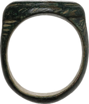 reverse: Bronze ring.  Balkanic.   Inner diameter: 19 mm