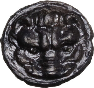 obverse: Bruttium, Rhegion. AE 10 mm, c. 425-410 BC
