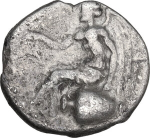 reverse: Bruttium, Terina. AR Nomos, c. 440-425 BC