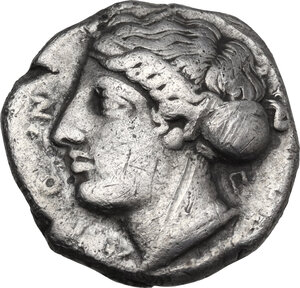 obverse: Bruttium, Terina. AR Nomos, c. 420-400 BC