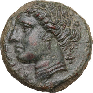 obverse: Syracuse.  Hieron II (275-215 BC). AE 20 mm. c. 275-269 BC