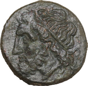 obverse: Syracuse.  Hieron II (274-215 BC). AE 18.5 mm. c. 240-215 BC