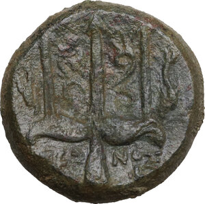 reverse: Syracuse.  Hieron II (274-215 BC). AE 18.5 mm. c. 240-215 BC