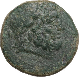 obverse: Syracuse.  Under Roman Rule. AE 19.5 mm, after 212 BC