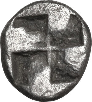 reverse: Macedon, Eion. AR Diobol, c. 480-470 BC