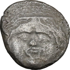 obverse: Etruria, Populonia. AR 20-Asses, 3rd century BC