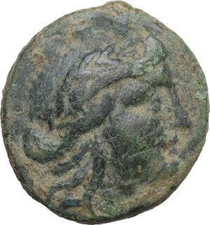obverse: Thrace, Lysimacheia . AE 19 mm, 196-190 BC