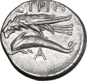 reverse: Moesia, Istros. AR Drachm, c. 256/5-240 BC