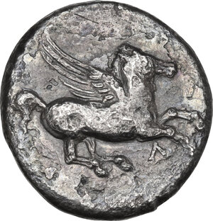 obverse: Akarnania, Leukas. AR Stater, c. 320-280 BC