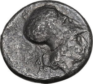 reverse: Akarnania, Leukas. AR Stater, c. 320-280 BC