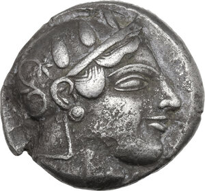 obverse: Attica, Athens. AR Tetradrachm. c. 500-450 BC