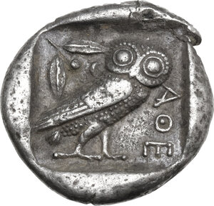 reverse: Attica, Athens. AR Tetradrachm. c. 500-450 BC
