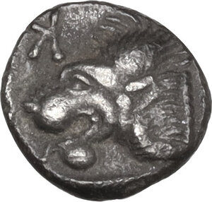 reverse: Mysia, Kyzikos. AR Hemiobol, c. 480 BC