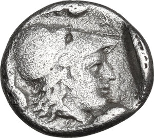 reverse: Mysia, Lampsakos. AR Diobol, c. 450-350 BC