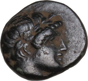 obverse: Islans off Mysia, Nasos. AE 9 mm, 3rd-2nd century BC